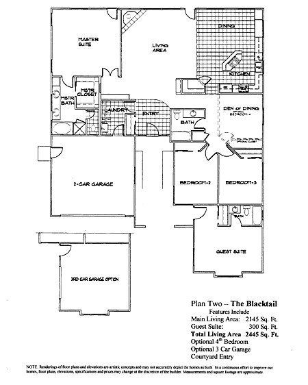 The Blacktail Floor Plan